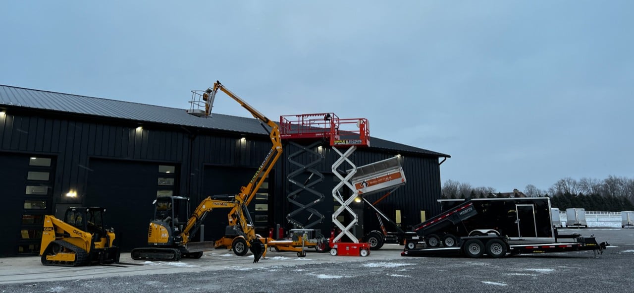 Line up of equipment from Luxx Trailers